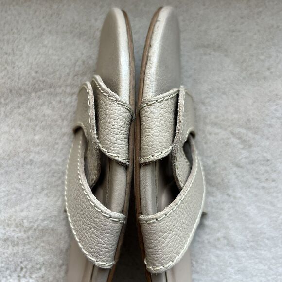 Kaanas Santorini Infinity Loop Nude Tan Leather Strappy Flat Sandals Women’s 11 - Picture 13 of 15